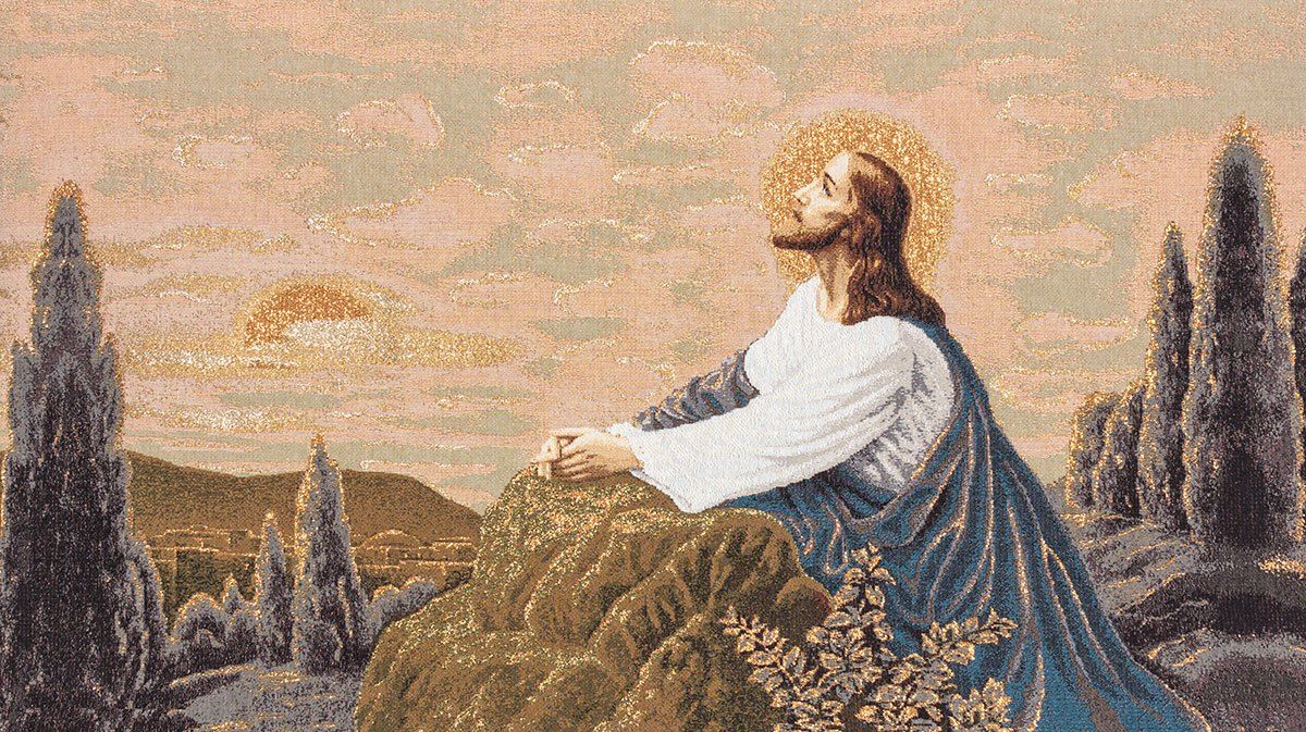 Jesus praying